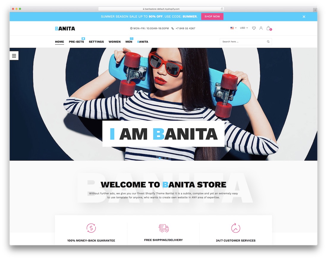 free shopify store themes